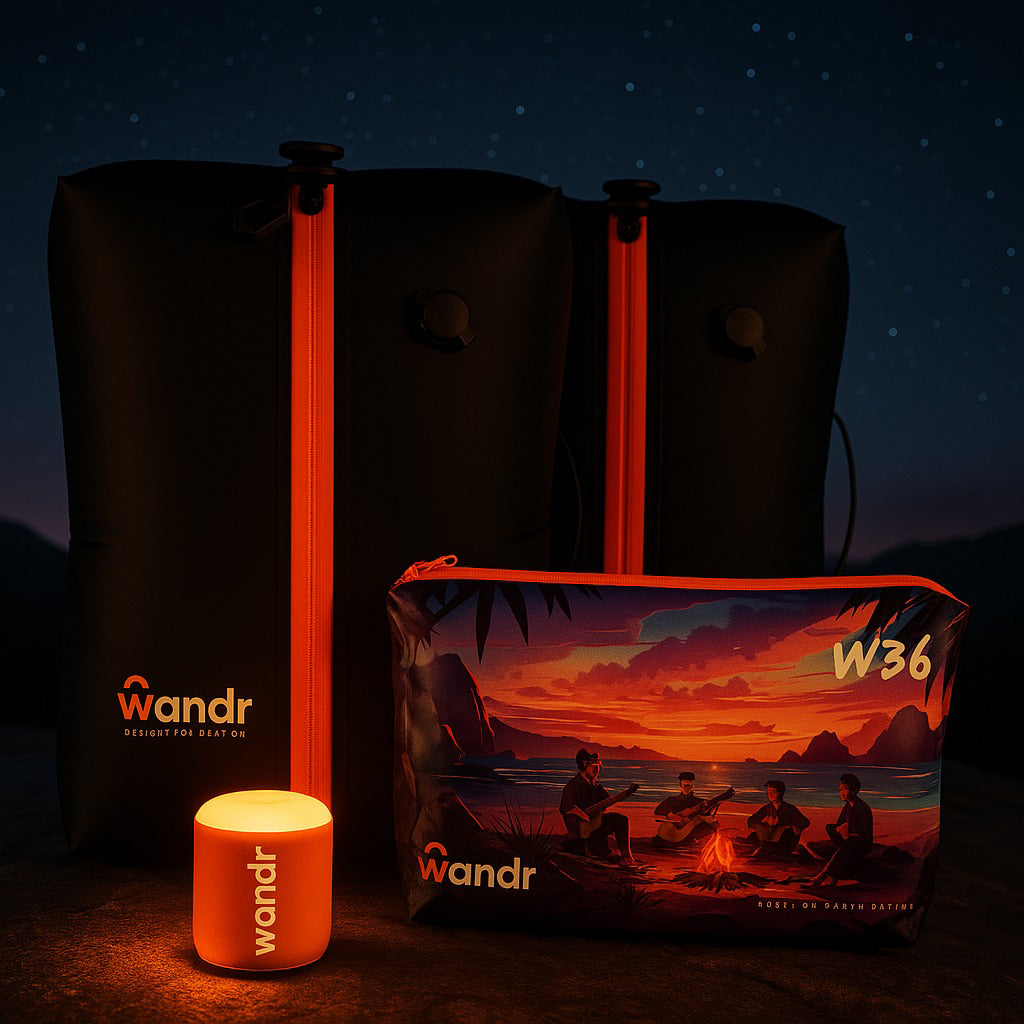 Duo Pack: 2 Wandr W36 + HiPump - Travel Lighter Together