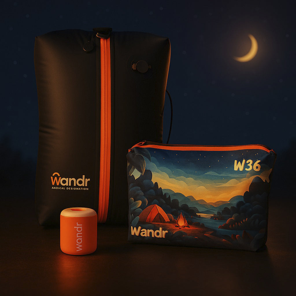 Explorer Pack: Wandr W36 + HiPump – Travel Lighter and Stay Organized